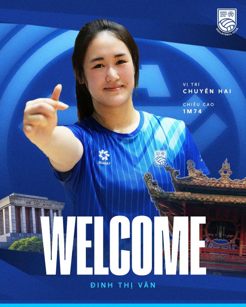 Chuyền hai trẻ hàng đầu bóng chuyền nữ Việt Nam khoác áo Hà Nội 825058
